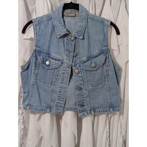 Sasson Jeans Denim Vest Women's Medium Vintage 1970's/80's